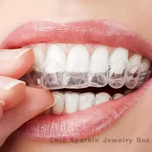Clear Silicone Teeth Aligner for Valentine's, 4th of July, Thanksgiving, Christmas & New Year - Easy-to-Wear, Fit, Braces for a Brighter Smile