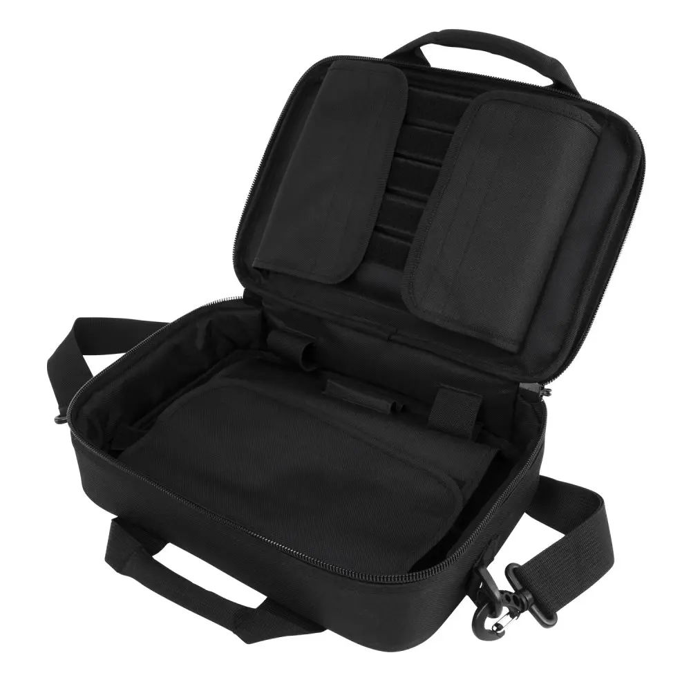 Compact Discreet Double Carry Range Bag Briefcase Travel Bag with Adjustable Removable Strap