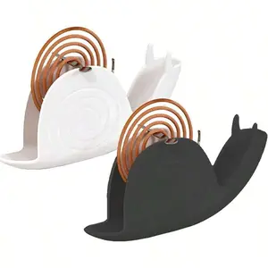 Elegant Outdoor Incense Holder Stand, Abs Fire Retardant Material, Decorative Table Design, Suitable for Home Office Library Hotel