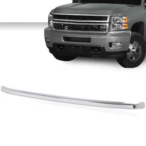 Front Hood Molding Trim Fit For 2011-2014 Chevy Silverado 2500HD 3500HD