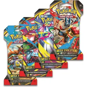 Pokemon TCG: Mega Evolution Sleeved Booster Pack - 10 Cards