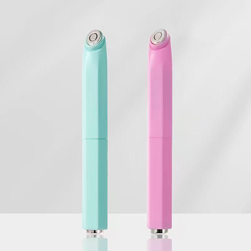 New Three-in-One Multi-Functional Cat's Eye Nail Art Tool, Green/Pink Ring Cat's Eye Magnet, Detachable Multi-Functional Rocket Box, Durable Plastic, Ergonomic Handle, Essential for Nail Art Design