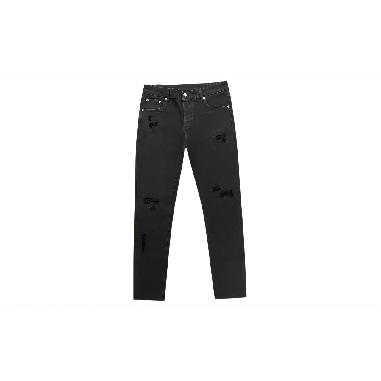 1283133 Ksubi Chitch Distressed Black Jeans (PreOwned)