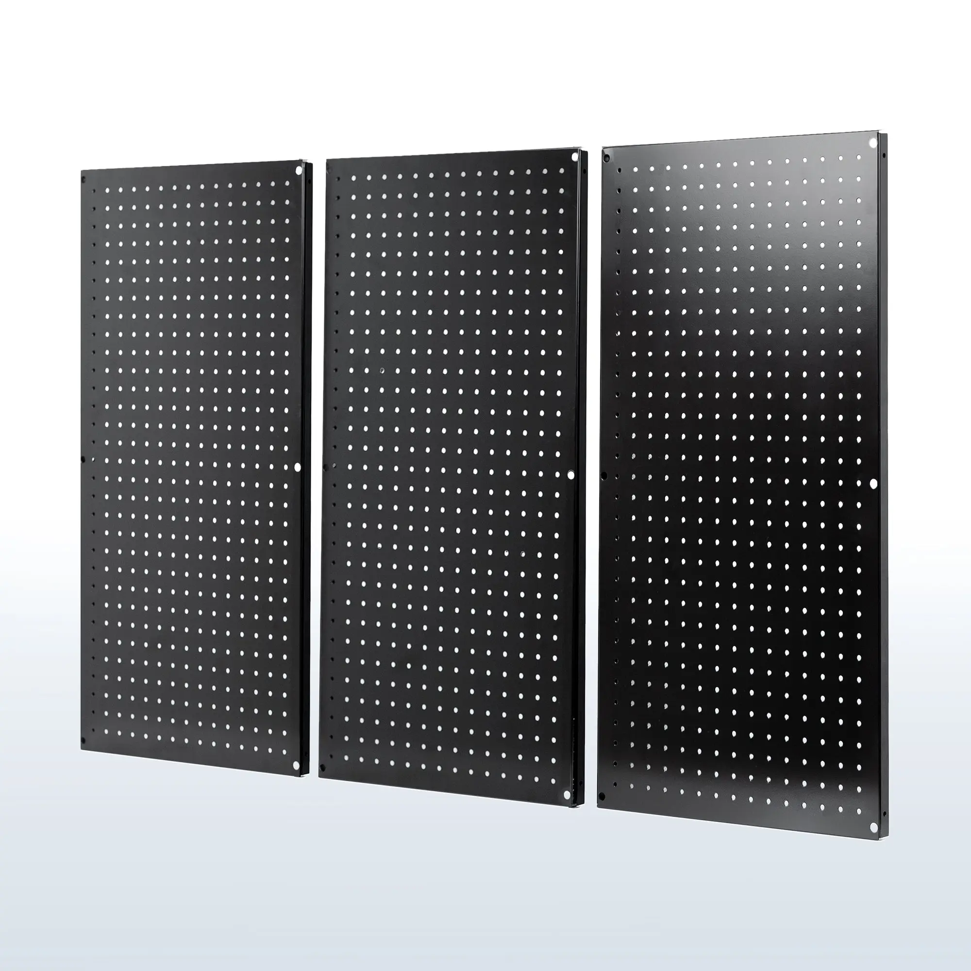Steel Wall-Mounted Metal Pegboard, Home Organizer Storage Holder & Rack