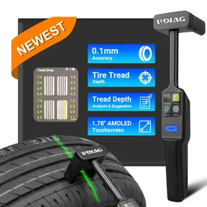 UDIAG New Tire Tread Detector TT100 Laser Tread Depth & Brake Disc Examiner