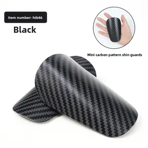 Carbon Fiber Look Football Shin Guards, Lightweight Professional-Grade Insert Pads for Adults, Comfortable & Safe Soccer Protective Kits