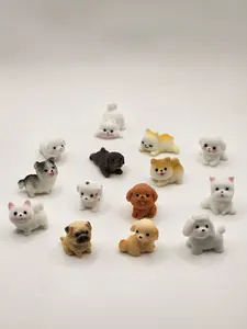 Cute Puppy Miniatures Adorable Assorted Breeds for Desk or Dollhouse Decor Perfect Companion for Your Collection Versatile and Adorable Figurines