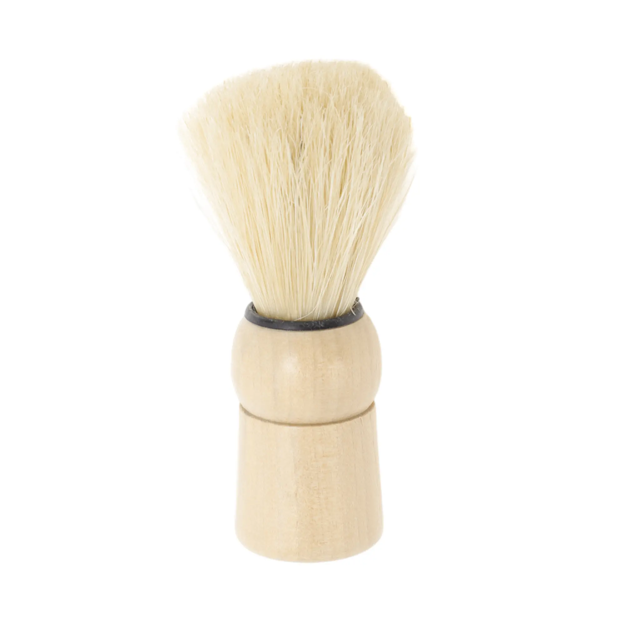 VOCOSTE Durable Shaving Brush for Men Barber Shaving Tool 3.54"x1.1" Wood Color 1 Pc