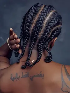 HD Full Lace Men's Headband Wig, Stylish 6-Braid Design, Breathable Lace, Ultimate Choice for Men's Fashion Hair