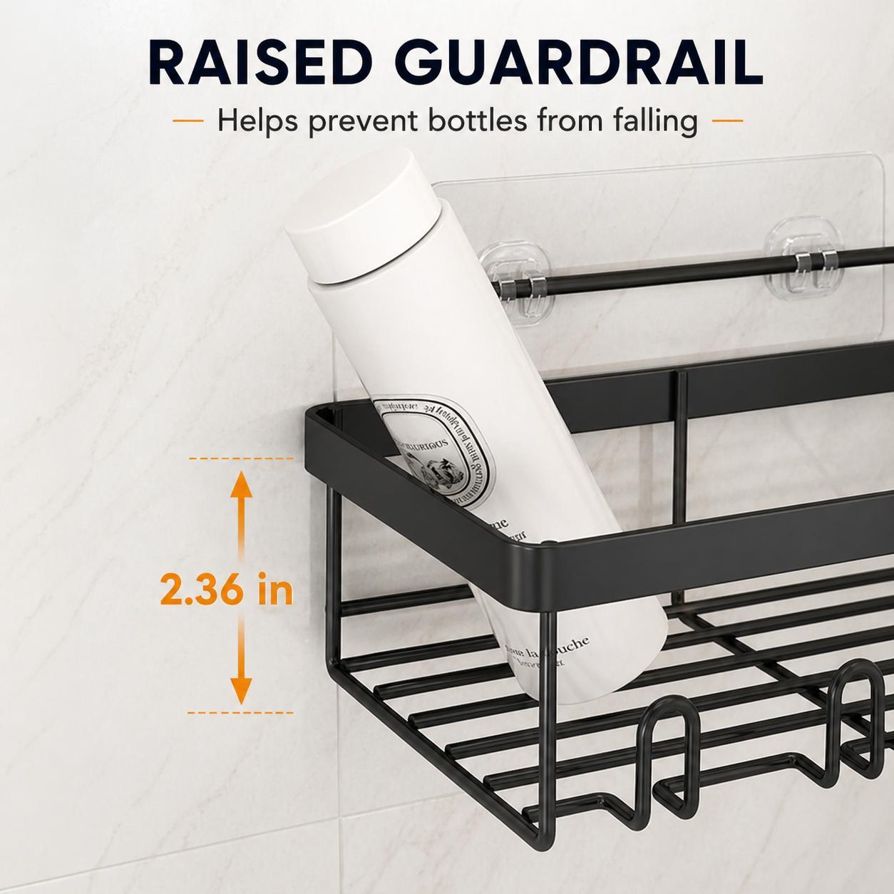 Snofrid Shower Caddy 6-Pack, Advanced Rustproof Design, No Drilling Adhesive Shelves, Rack with Soap Holder, Large Capacity Bathroom Organizers and Storage, Wall-Mounted Kitchen & Home Decor Snofrid Shower Caddy 6-Pack, Advanced Rustproof Design, No Drilling Adhesive Shelves, Rack with Soap Holder, Large Capacity Bathroom Organizers and Storage, Wall-Mounted Kitchen & Home Decor