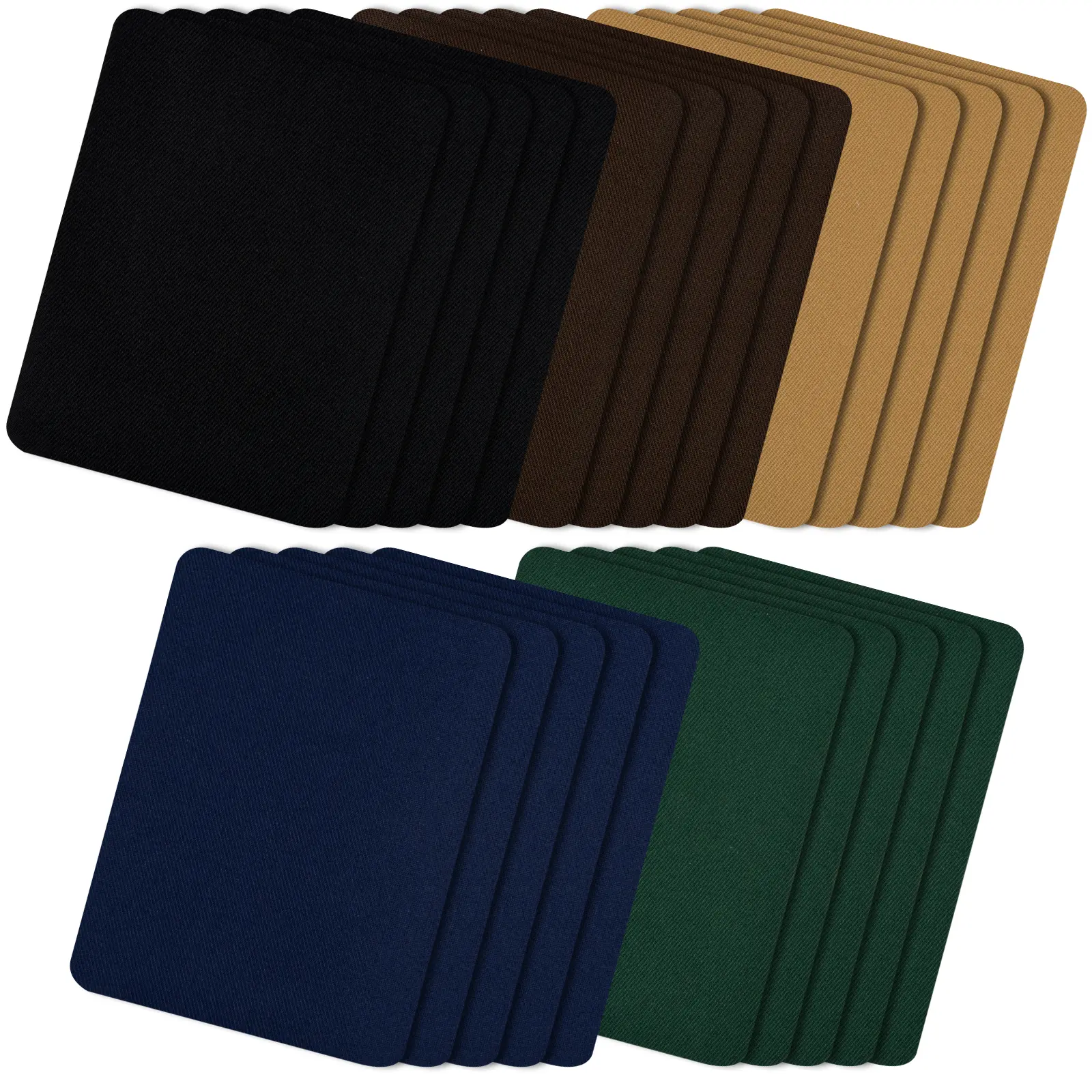 20counts Jean Repair Patches, Iron-On Mending Fabric, Iron-On Repair Kit