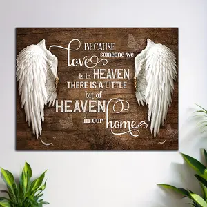 [2D Flat] Artist'S Drawing Collection, 1pc of Canvas, 2D Flat, Angel Wings, Interesting Creative Wall Decoration for Home Bedrooms, Kitchens, Living Rooms, Bathrooms, Hotel Cafes, Offices, Restrooms, Room Artwork Canvas Wall Art Poster
