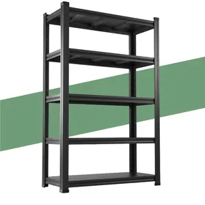 5/6 Tier Adjustable Storage Rack, Metal Garage Shelving Heavy Duty Vertical Shelf Organizer for Kitchen, Garage, Basement Unit Shelving