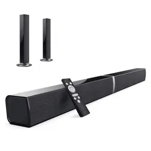 Bluetooth Sound Bar for TV, 50W Sound Bar with 4 Drivers and Remote Control, Home Audio TV Speakers Sound Bar with Arc/Optical/Aux Connect MOVSOU