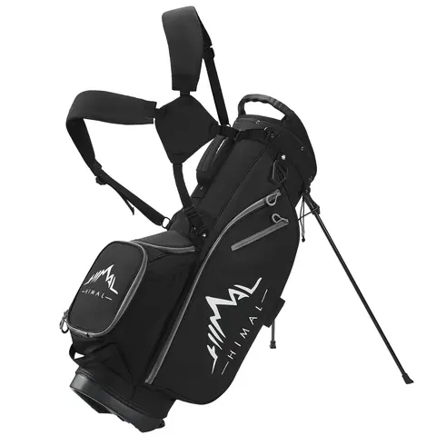 GoHimal 14-Way Slots Golf Stand Bag - 5.5 lbs Lightweight, Durable, Portable Golf Accessory & Equipment with 14 Individual Compartments, Adjustable Dual Strap, Stand & Handle for Men