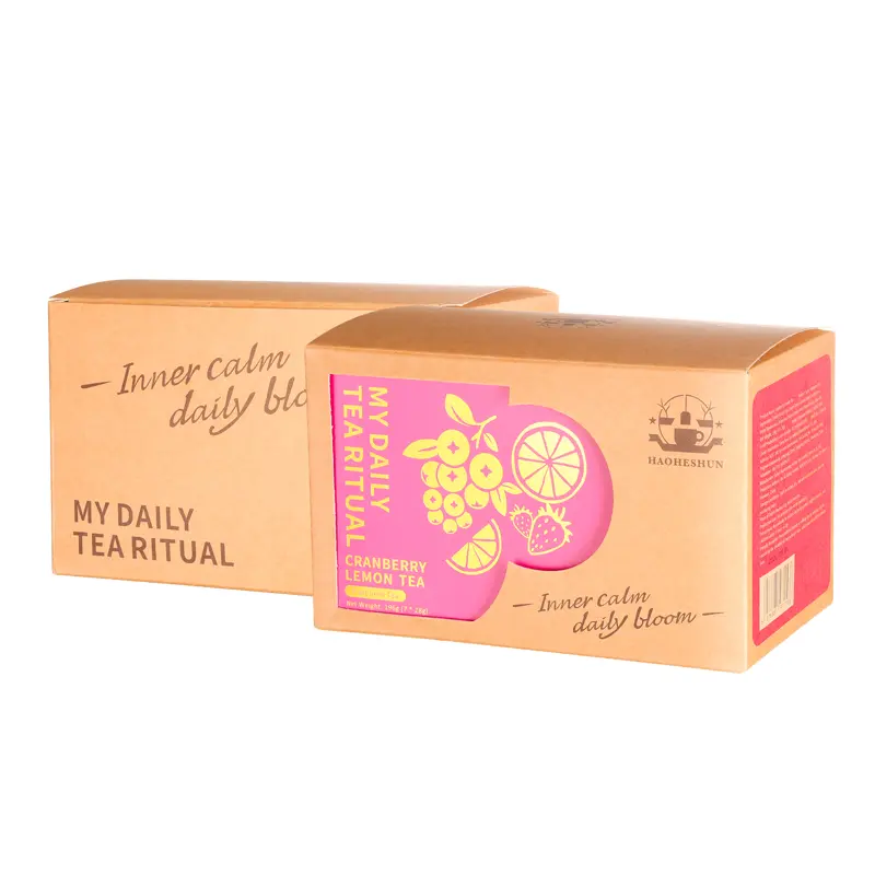 Cranberry Fruit & Herbal Tea Beverage - Vitamin C Rich Fruity Blend (Loose/Tea Bags) for Hydrated Skin, Natural Glow