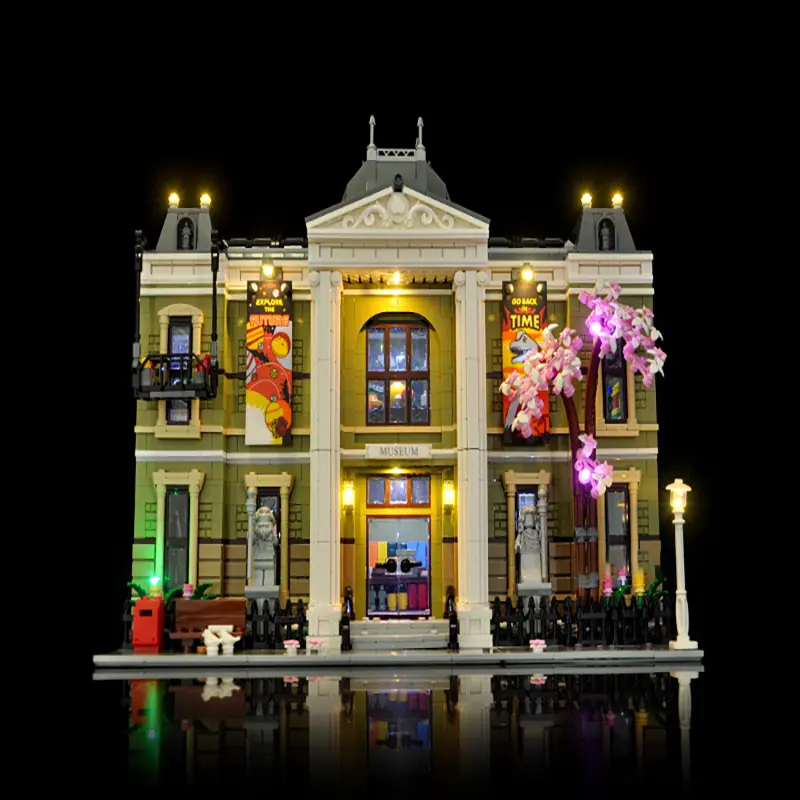 LYBMTWF 5V Warm White USB LED Lighting Kit with Vibrant ABS Plastic Components, Copper Wire for DIY LEGO 10326 Natural History Museum Building Model (Model Not Included) – House Decoration, Camping Essential # easy assembly # day gift idea sohochic