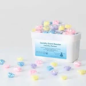 Laundry Scent Booster Beads  - 4 Scents Lemon Lavender Ocean Cherry Blossom🌸🧺 - Long Lasting Perfume for Clothes Aromatherapy In-Wash Perfume Beads No Mess, No Clumping Fabric Softener Mixed Fragrance Scented Microcapsules
