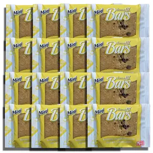 Mini Benefit Bars by Readi-Bake   1.25 Ounce | Value Pack of 16 (Banana Chocolate Chunk)