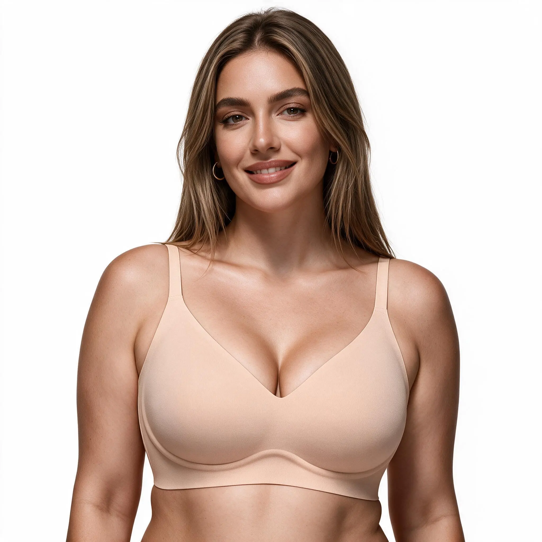 jelly bra brassiere bras for women no underwire bra Seamless Bra Minimizer Bra Wireless Bra Jelly Wireless Bra  Airly Lightlined Fix-Cup racerback bra balconette bra breathable daily wear yoga women
