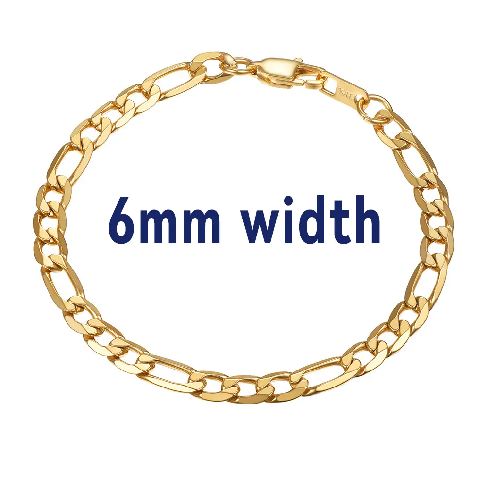 Smooth Figaro-6mm Width-Golden