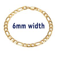Smooth Figaro-6mm Width-Golden