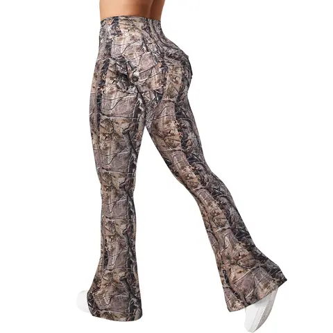 JOJOANS Flare Leggings with Pockets for Women Scrunch Workout Leggings Butt Lifting Gym Yoga Pants TikTokShopBlackFriday