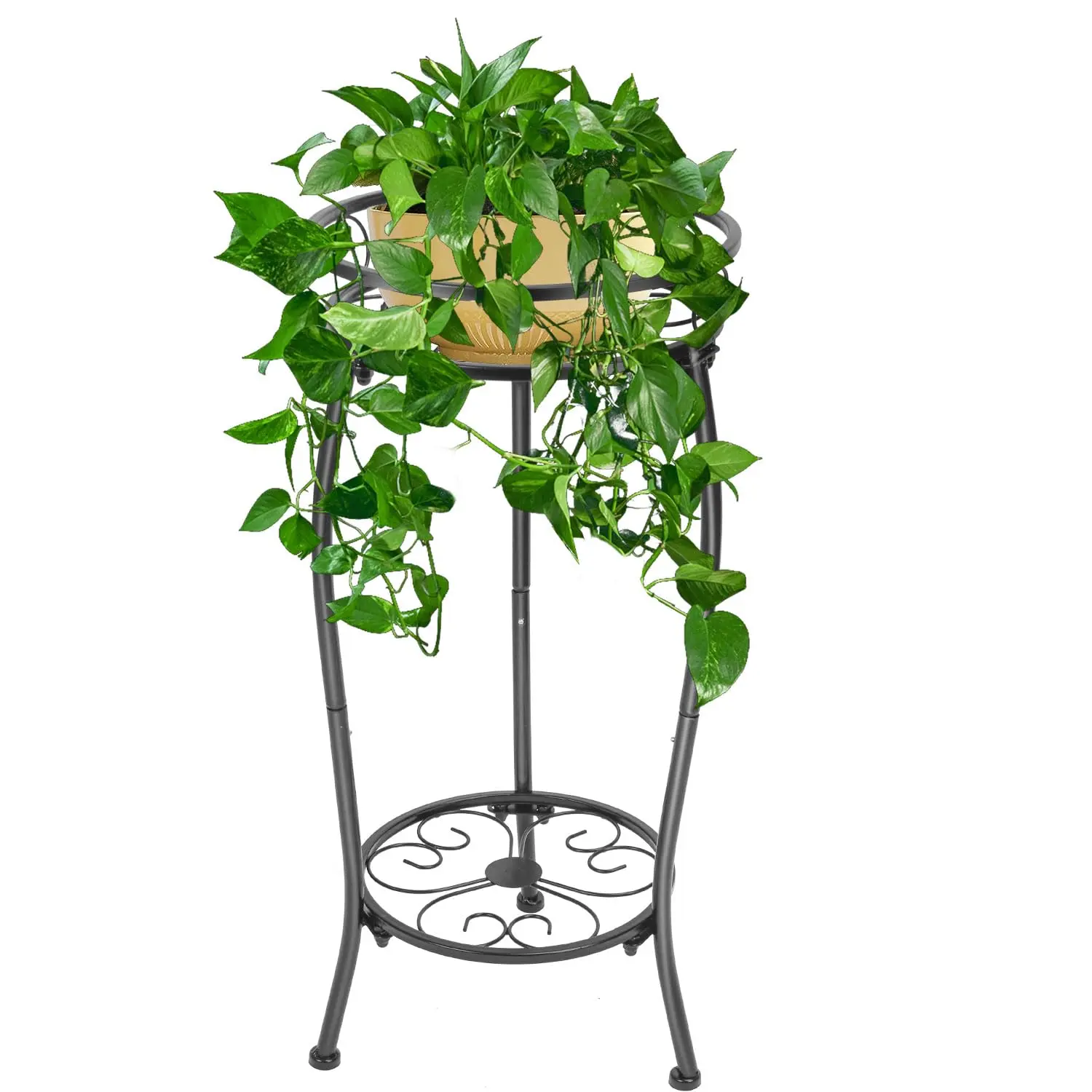 Plant Stand Indoor Tall, 2 Tier Outdoor Metal Potted Plant Stand Plant Shelf  Flower Pot Stand for Multiple Planter,Rustproof Corner Plant Rack - TikTok  Shop