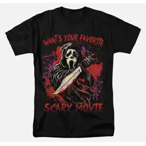 Scream Ghostface 90s Holloween Horror Movie vtg Graphic design T-Shirt