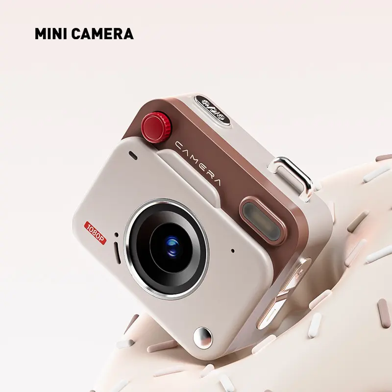 New CCD Retro Mini Digital Camera, Portable Vintage Student Camera for Photography & Video Recording, HD Pixel Compact Camcorder