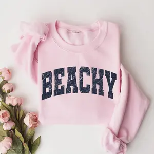 Women's Beach Sweatshirt, Beachy Sweatshirt, Perfect for Summer Beach Getaways and Gifts