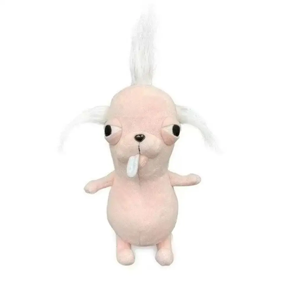 Cute plush pet puppy keychain plush toy Chihuahua doll backpack pendant unique cute plush puppy pet gift children's toy