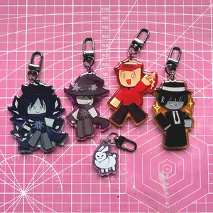 Roblox Forsaken Charms - Two Time, Chance, Azure, Elliot, 007n7, Mafioso And Gubby, Cute Acrylic Keychains, Gifts For Fans, Kawaii Forsaken Gifts, Bag Accessories