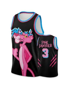 Miami New Men's Basketball Jersey #3, Jersey Top, Latest Design Animation Movie, Quick-Dry Breathable, Comfortable Skin-Friendly, Suitable for Training & Outdoor Sports