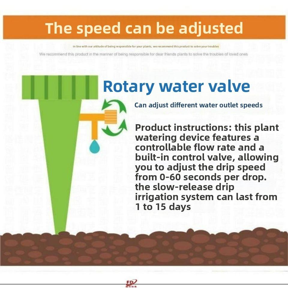 Automatic Watering Device, Lazy Person’s Watering Tool, Watering Gadget, Drip Irrigation System, Timer-Adjustable Watering Device, Sprayer Head