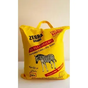 Zebra Sella Yellow Basmati Rice 10 lb – Premium Parboiled Biryani Rice