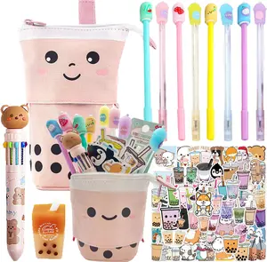 Unicorn Design Retractable Pencils for Kids - Cute Pencils for Girls - Classroom Essentials - Back to School Supplies - Forever Pencil kawaii stationery