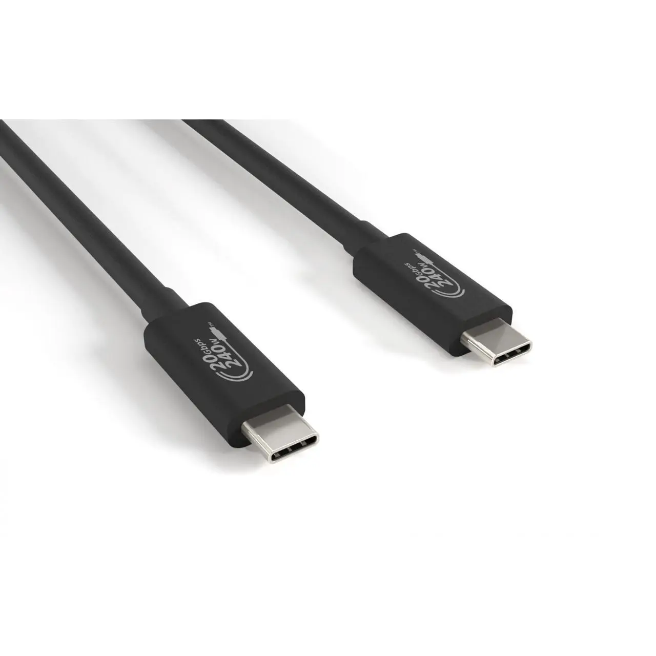 Nippon Labs 30USB4-10UC-422CC-02 USB4.0 Type C Gen2X2 4K USB Cable, Supports 4K@60Hz, E-marker, 20Gbps, EPR 240W Type-C USB4 6.6FT. (2 Meters) Cable
