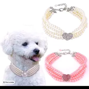 Furry baby bling necklace