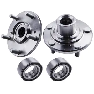 Front Wheel Hub Bearing Kit Assembly compatible for Acura Honda Accord V6 3.0L 2003-2007