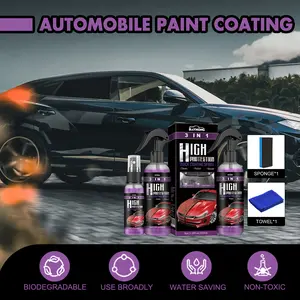 3-in-1 Coating Agent (Purple) | Degreases, Polishes, Protects, Repairs Scratches, Cleans, Maintains and Coatings Car Paint