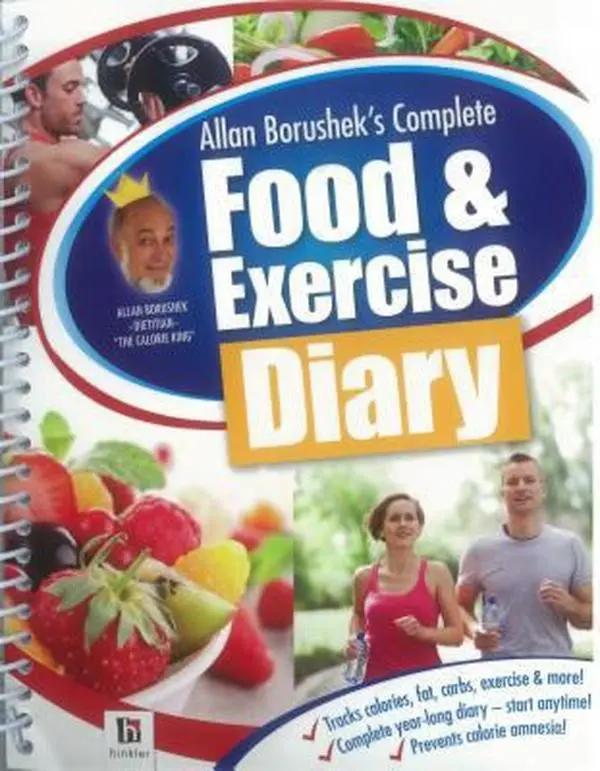 USED Book - Allan Borushek's Complet Food & Exercise Diary by Allen Borushek (Paperback) - english