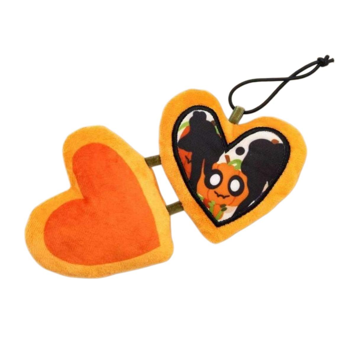 Dandy's World Pumpkin Plush - 13" Large Halloween Plushie with Heart Accessory, Soft Stuffed Animal Toy, Perfect Spooky Season & Fall Gift for Roblox Fans，stuffed animals