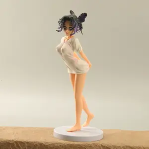Demon Slayer Anime Figure Kawaii Kochou Shinobu Action Figure Cute Toy Collectible Decoration Statue Figurine PVC GK Model Doll