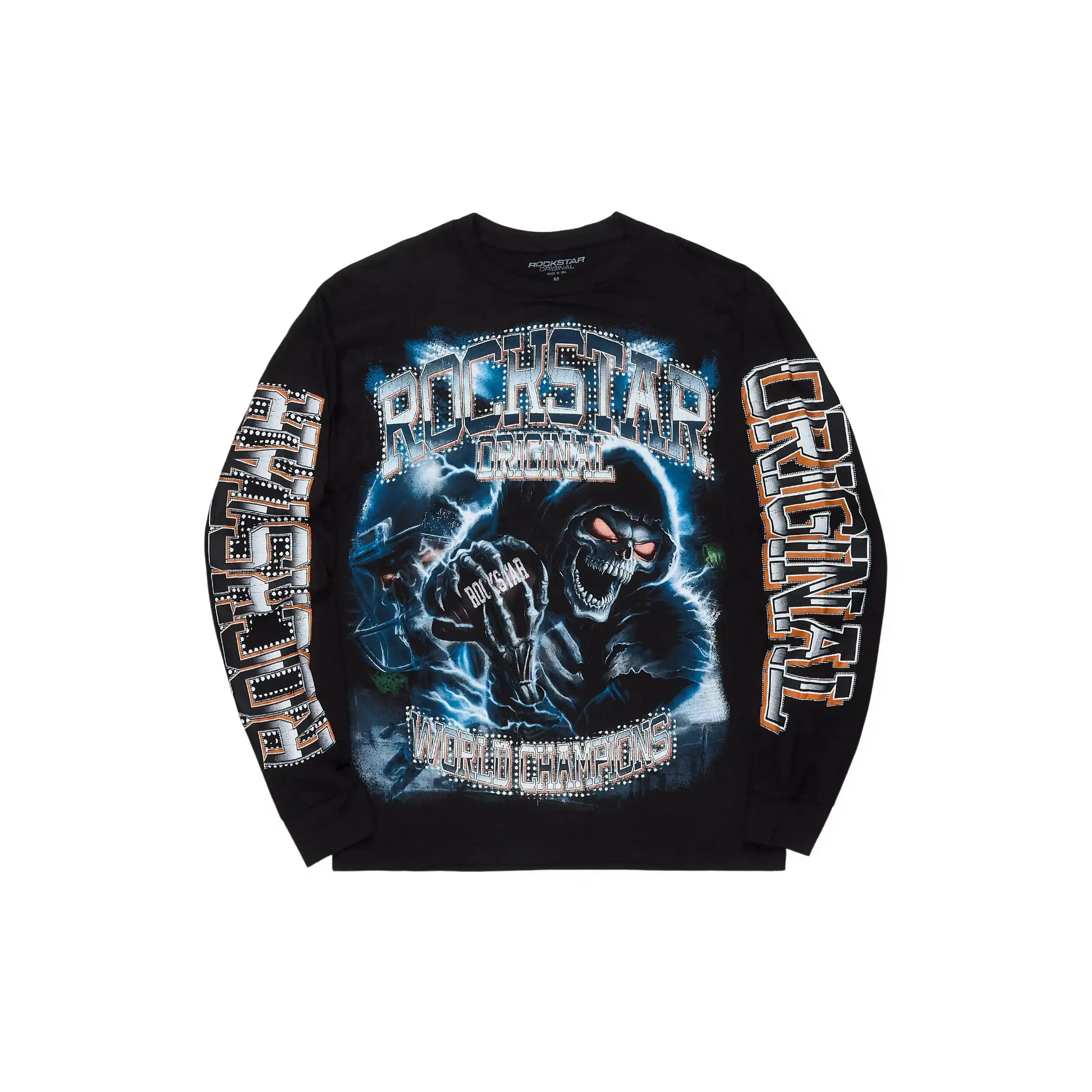 Tyja Black Graphic Long Sleeve Tee