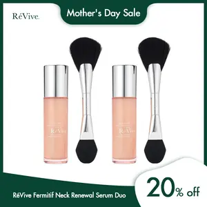RéVive Fermitif Neck Renewal Serum Duo - Restores Skin's Elasticity, Smooth Fine Lines & Boost Collagen - Enriched with Signature Bio-Renewal & Bio-Firming Peptides (2 × 1.7 oz)