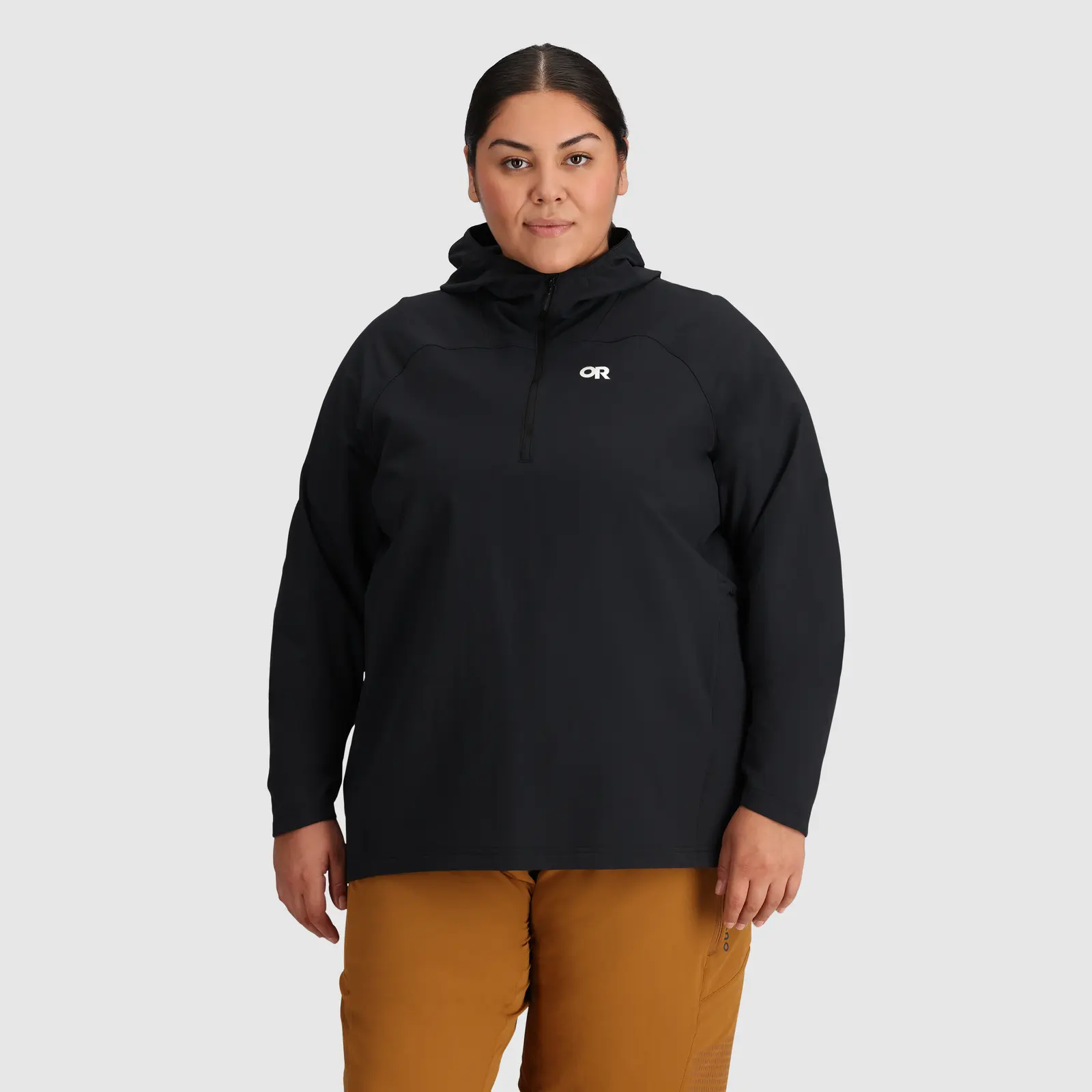 Outdoor Research Women's Freewheel MTB Half Zip Hoodie - Plus