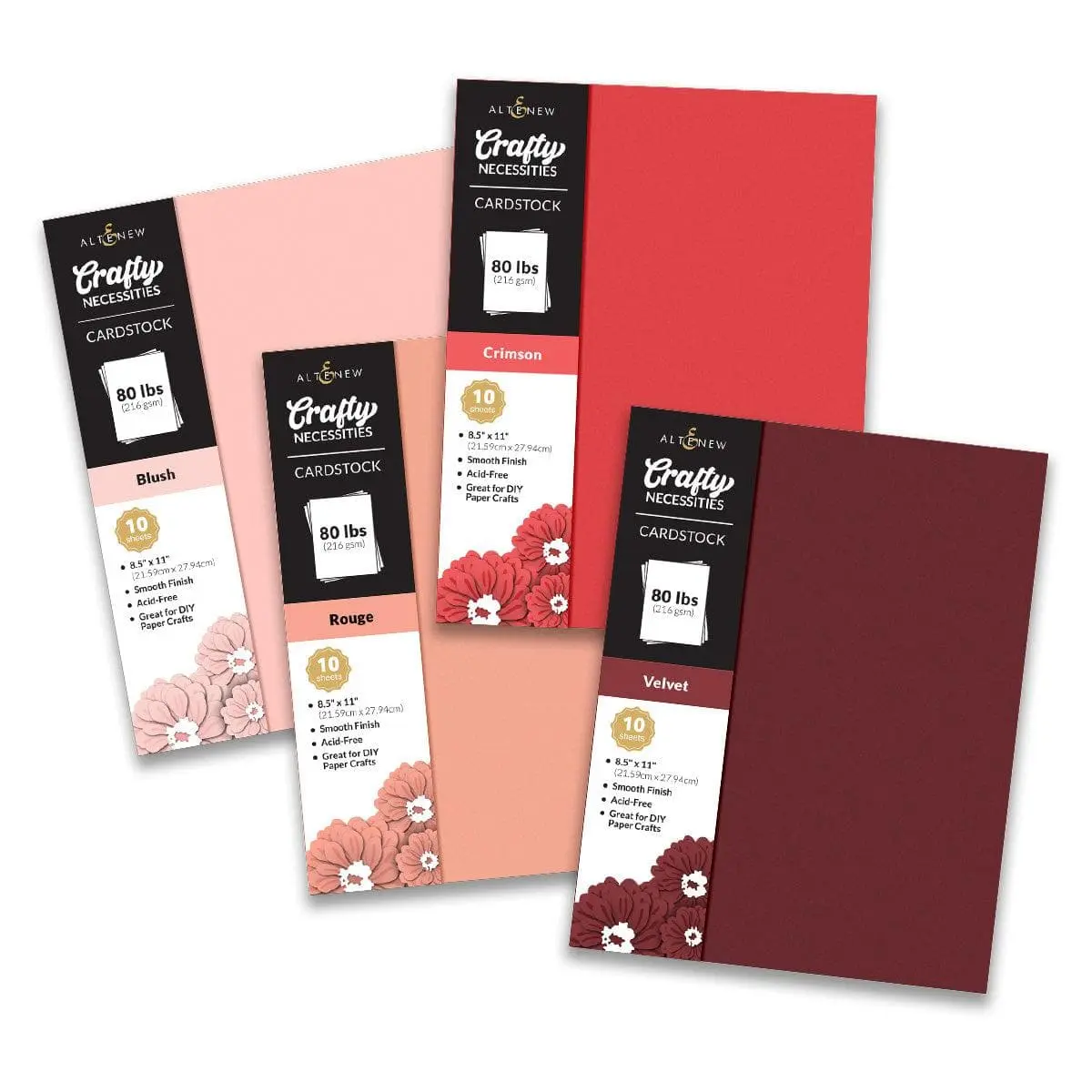 Crafty Necessities: Red Sunset Cardstock Bundle