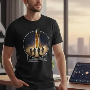 Artemis II Mission NASA Moon Mission Crew SLS Rocket Launch Shirt Space Gift Astronaut Program Apparel - Lunar Orbit Commemorative Shirt