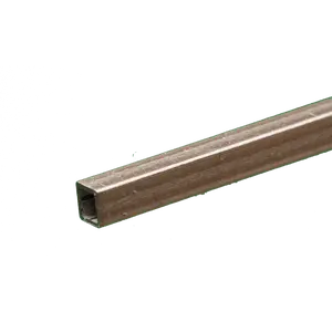 Square Aluminum Tube: 1/8" OD x 0.014" Wall x 12" Long (1 Piece)